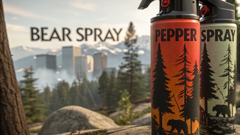 bear spray vs pepper spray