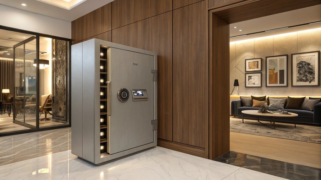 magnetic lock hidden safes