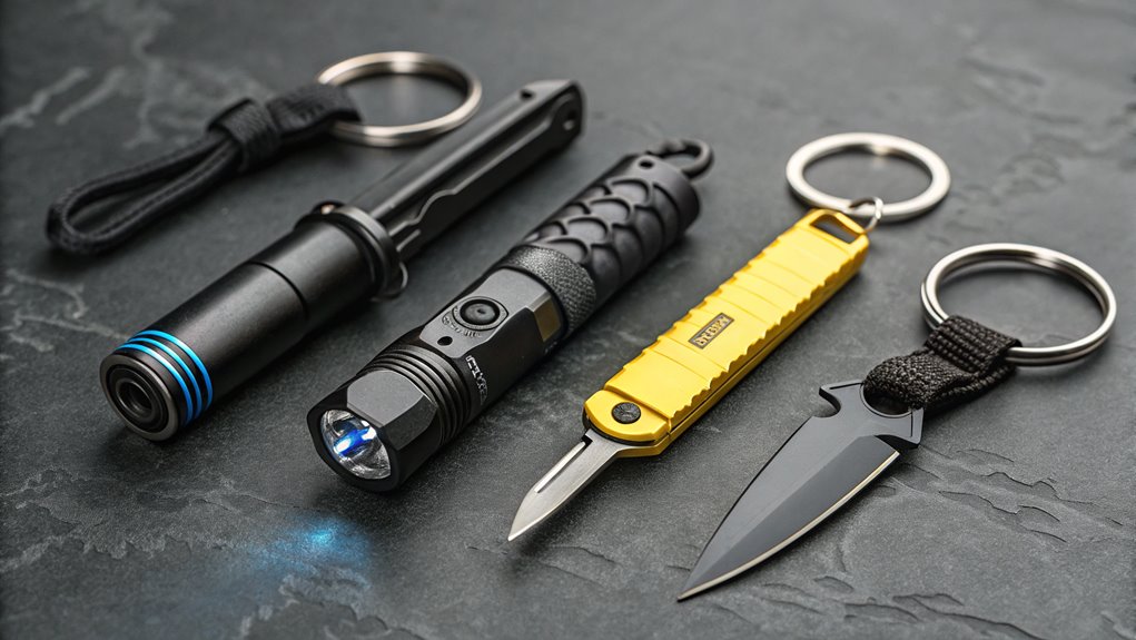 self defense keychain tools